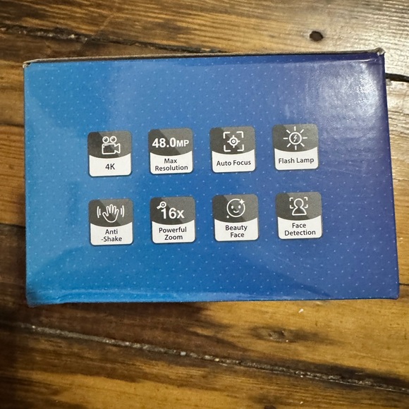 DC101 4K 48MP Resolution, 16x Zoom Auto Focus Flash Lamp Ultra HD Digital Camera - Picture 5 of 5